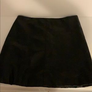 leather skirt